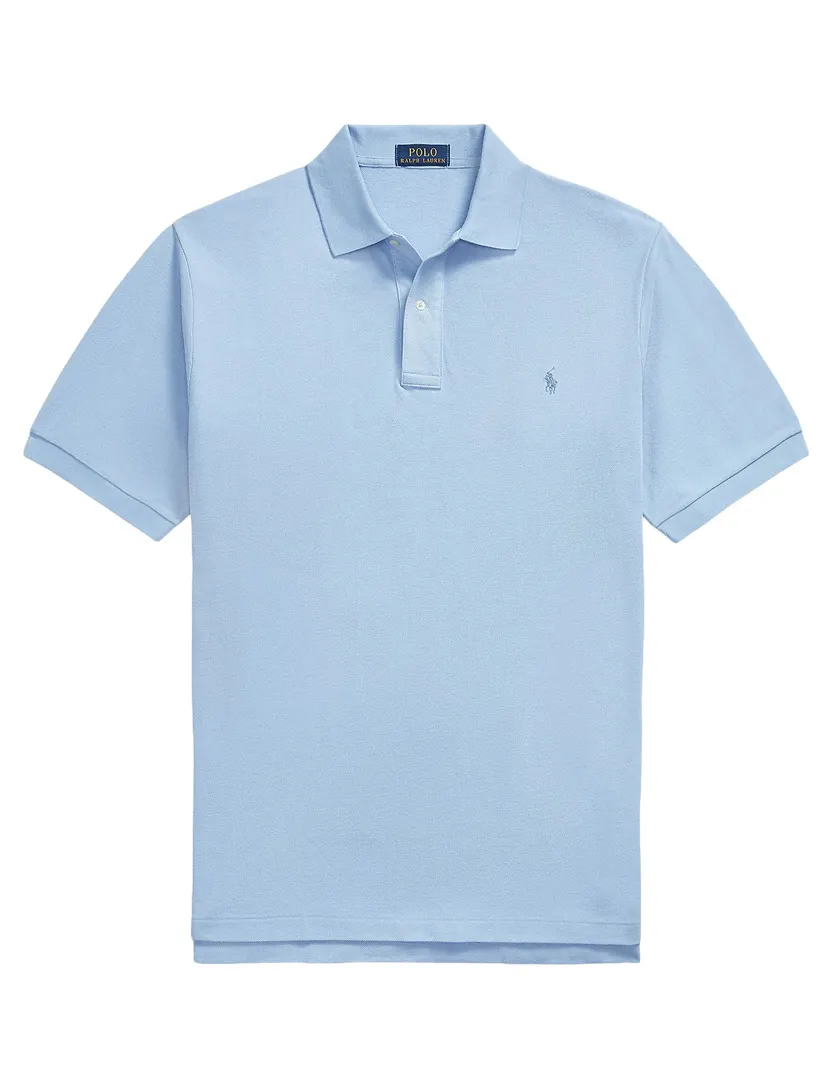 Poloshirt Polo Ralph Lauren Big & Tall lichtblauw pique