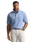 Poloshirt Polo Ralph Lauren Big & Tall lichtblauw pique