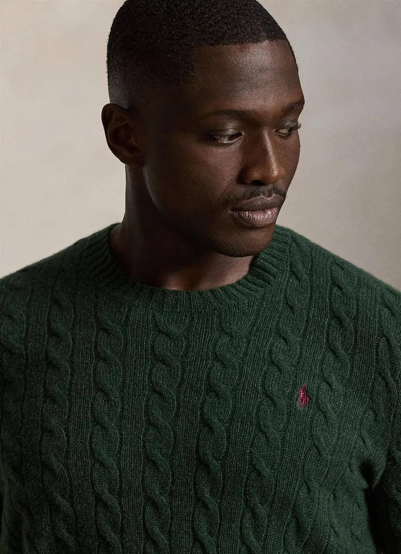 Polo Ralph Lauren Big & Tall groene trui ronde hals
