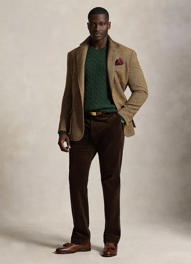 Polo Ralph Lauren Big & Tall groene trui ronde hals