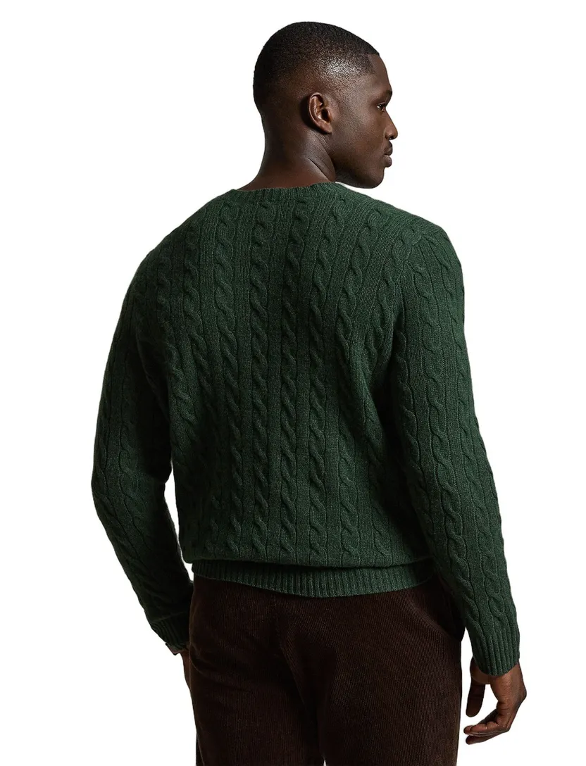 Polo Ralph Lauren Big & Tall groene trui ronde hals