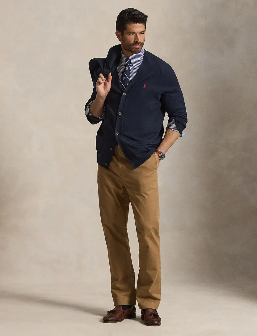 Overhemd Polo Ralph Lauren Big & Tall blauw gestreept wijde fit