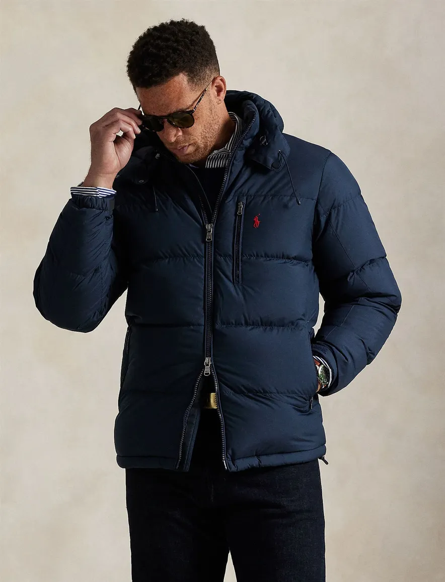 Polo Ralph Lauren Big & Tall pufferjack donkerblauw
