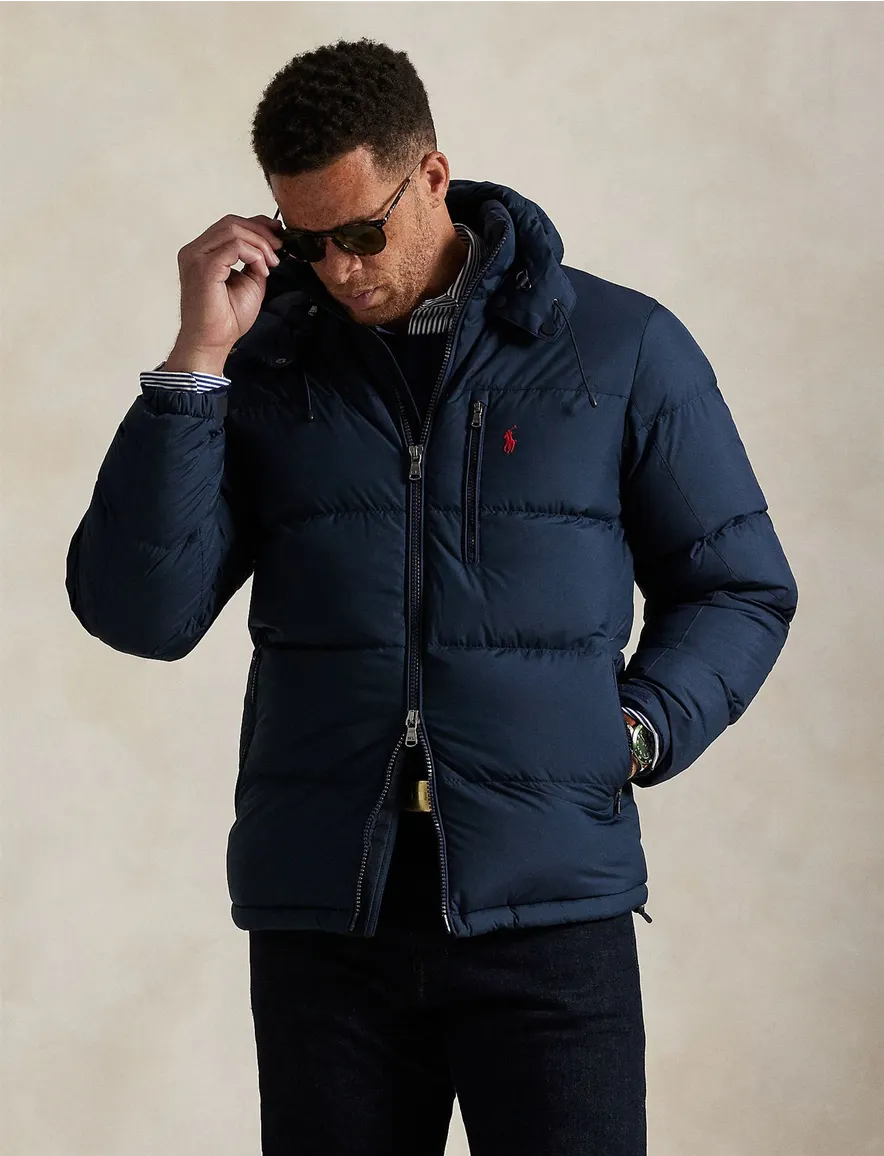 Polo Ralph Lauren Big & Tall pufferjack donkerblauw