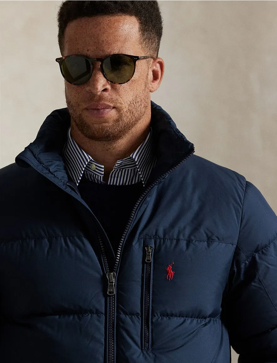 Polo Ralph Lauren Big & Tall pufferjack donkerblauw