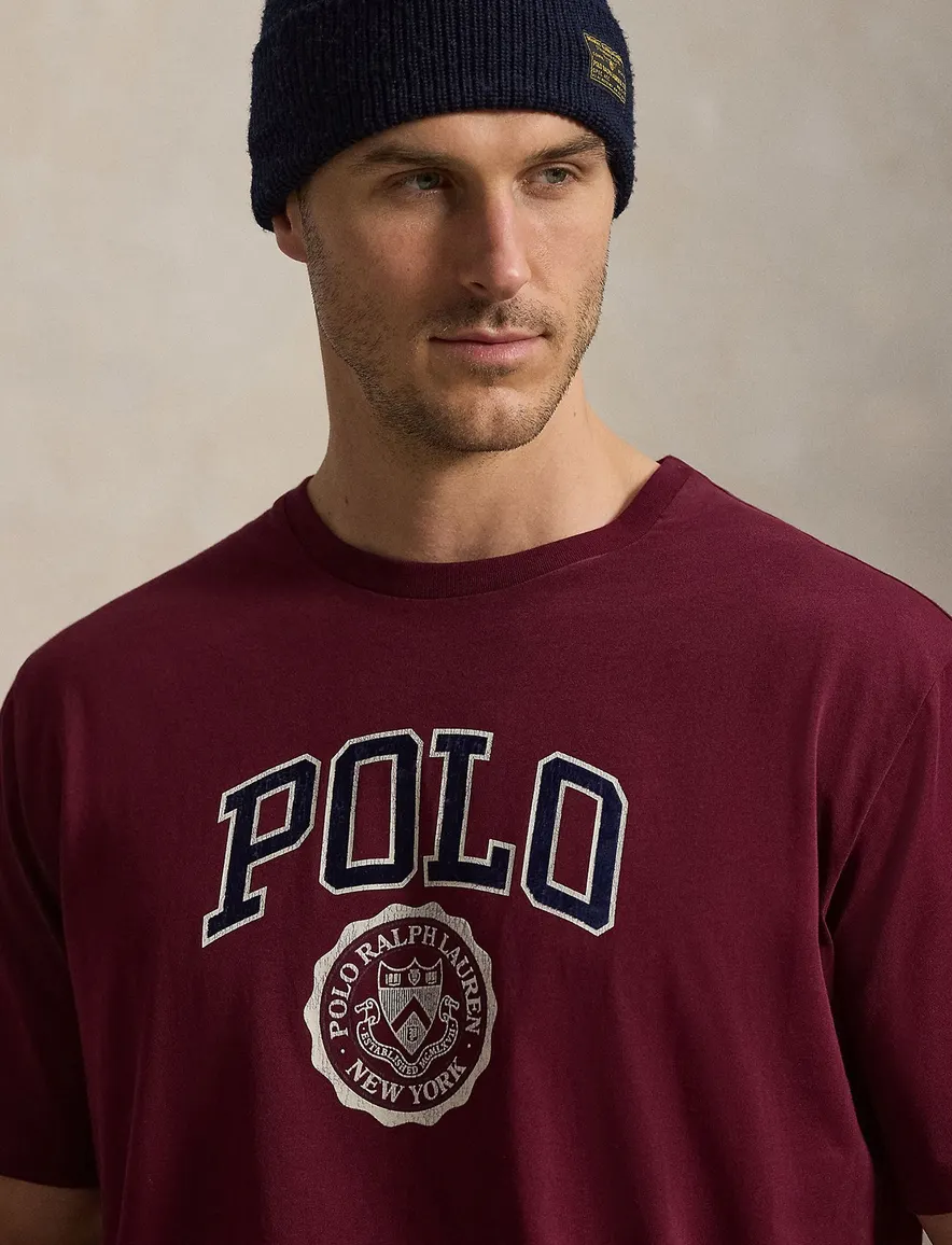 Polo Ralph Lauren Big & Tall T-shirt ronde hals bordeaux