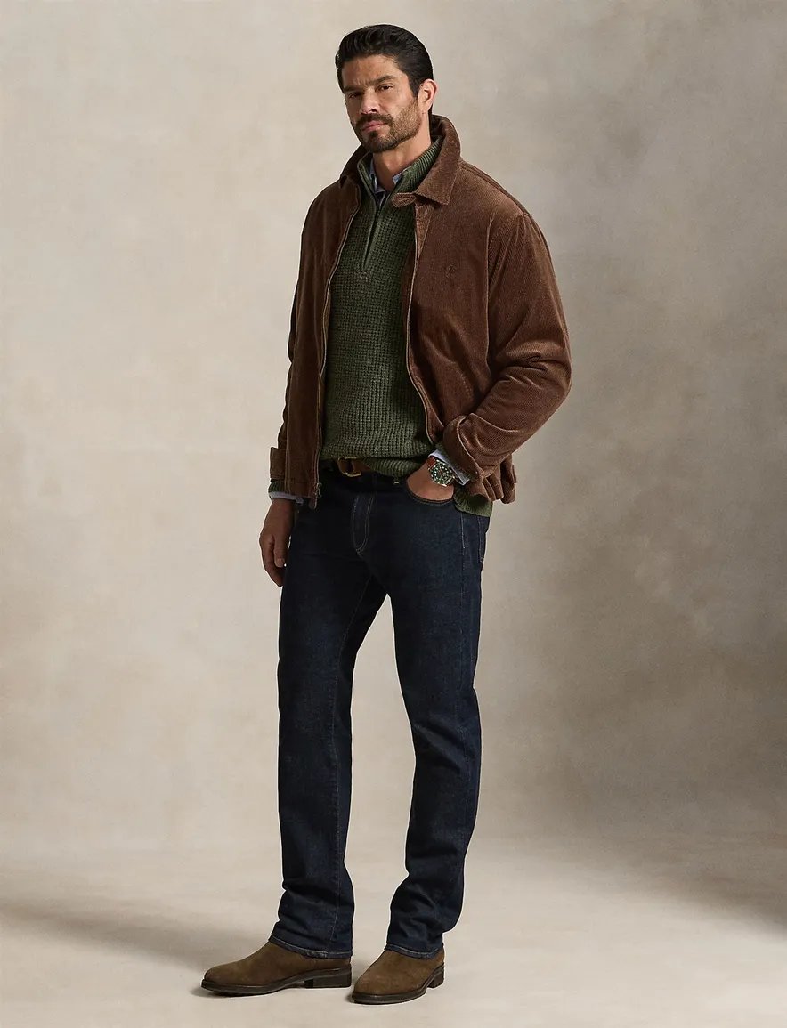 Polo Ralph Lauren Big & Tall groen half zip trui