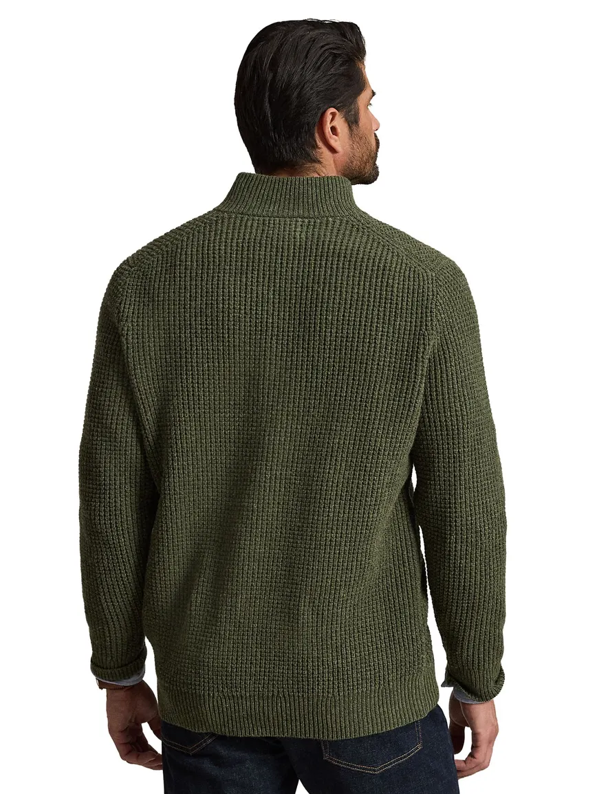 Polo Ralph Lauren Big & Tall groen half zip trui
