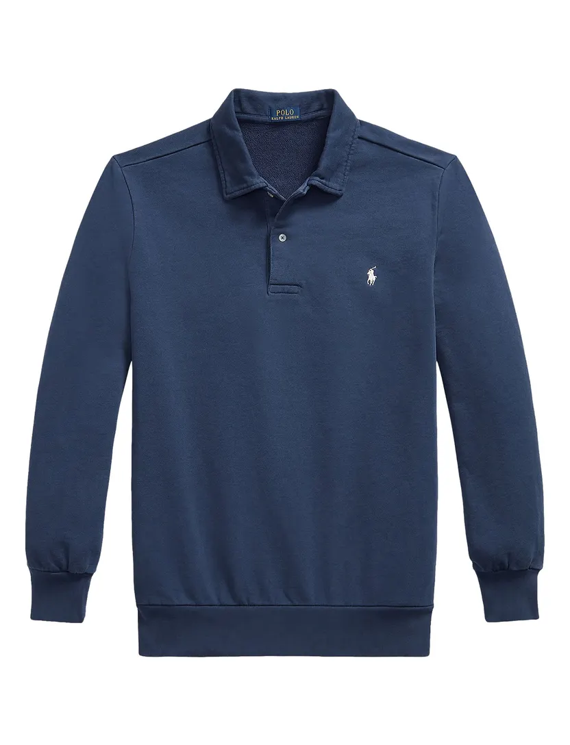 Trui Polo Ralph Lauren Big & Tall donkerblauw polokraag