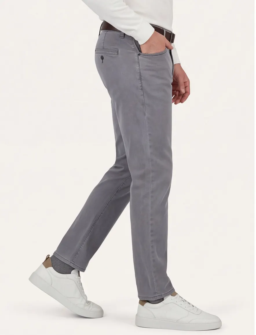 Mac chino grijs modern fit