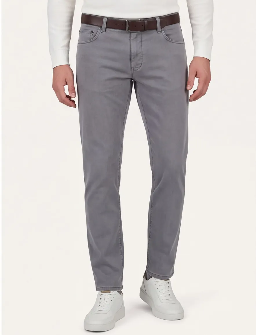 Mac chino grijs modern fit
