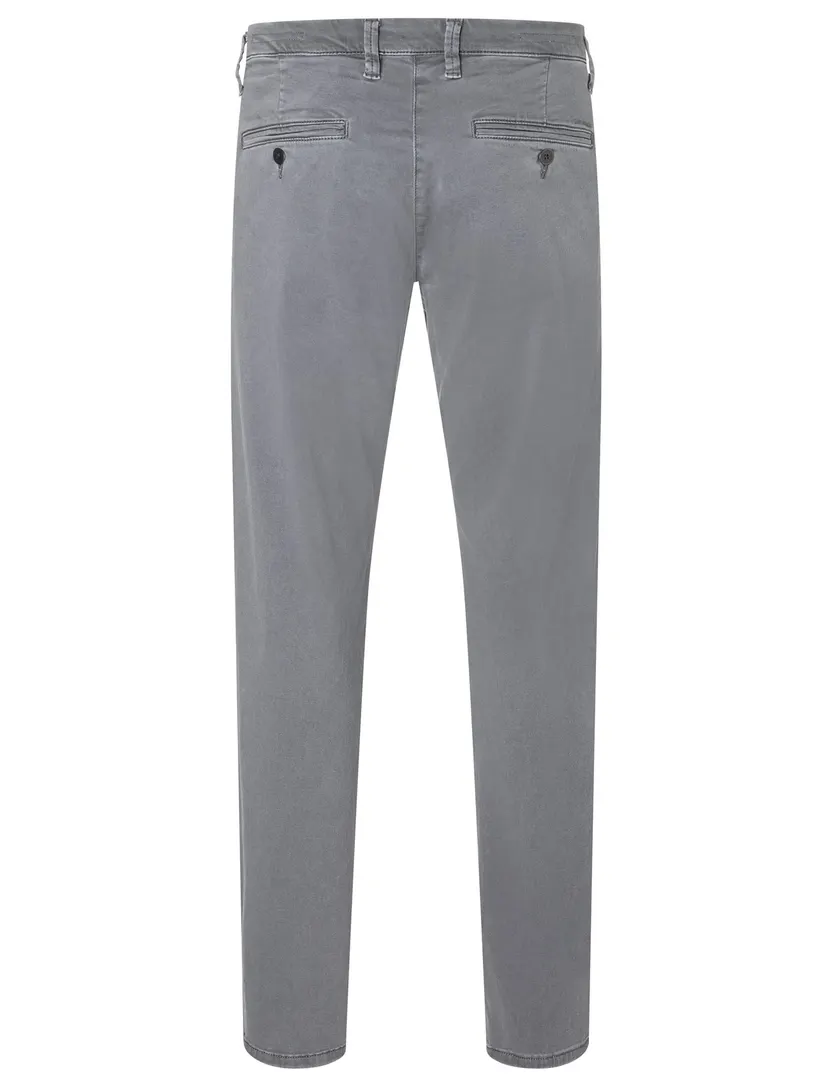 Broeken Mac chino grijs normale fit