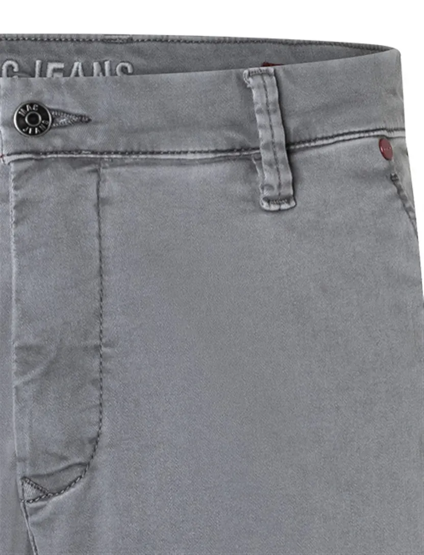 Broeken Mac chino grijs normale fit