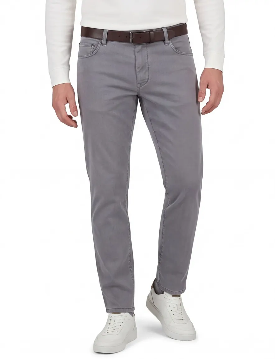 Mac chino grijs modern fit