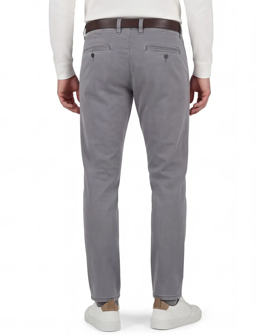 Mac chino grijs modern fit