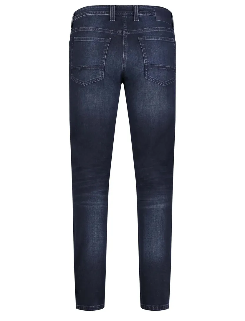 Broeken Mac donkerblauw 5-pocket spijker