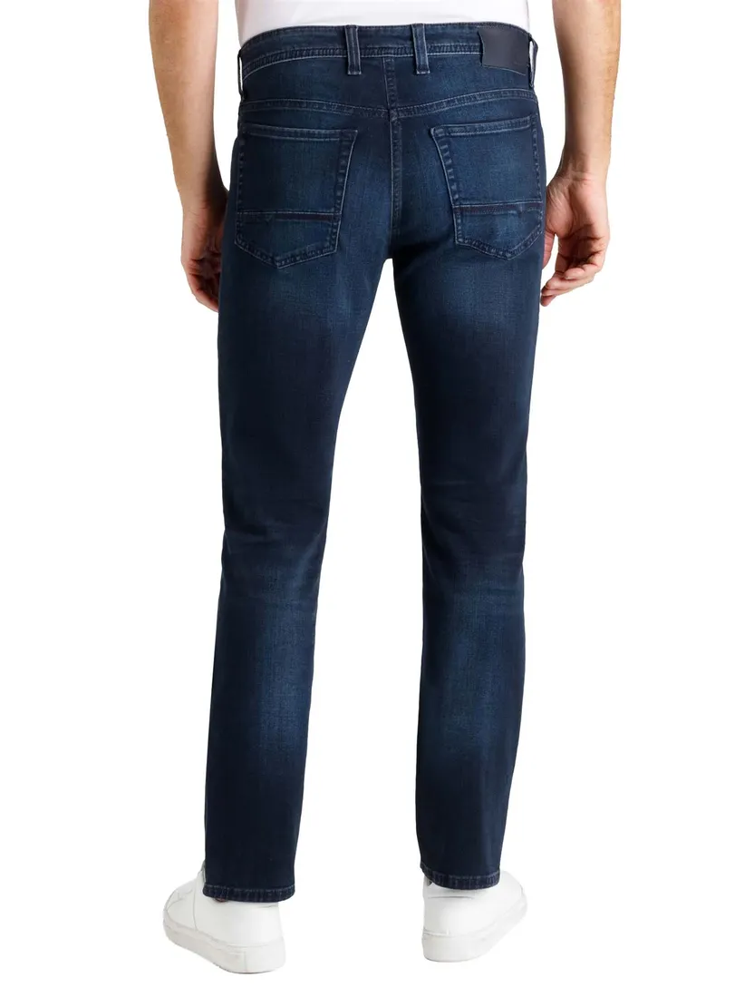 Broeken Mac donkerblauw 5-pocket spijker