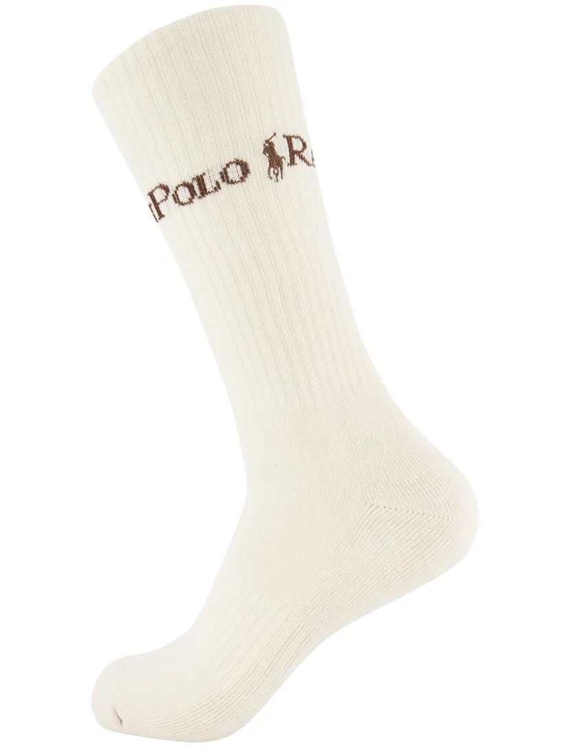 Sokken Polo Ralph Lauren beige bruin wit, groen wit 3-pack sports