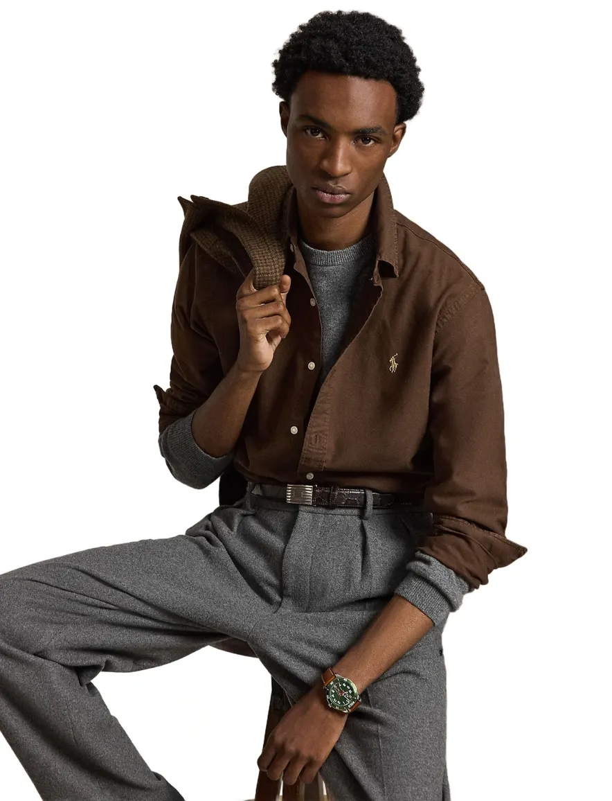 Overhemd Polo Ralph Lauren bruin bruin