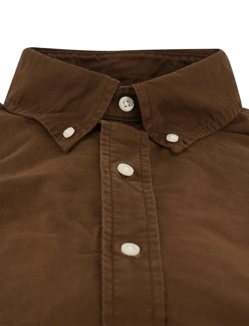 Overhemd Polo Ralph Lauren Custom Fit bruin