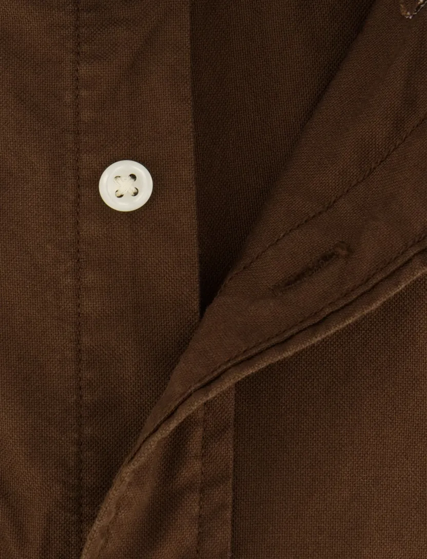 Overhemd Polo Ralph Lauren Custom Fit bruin
