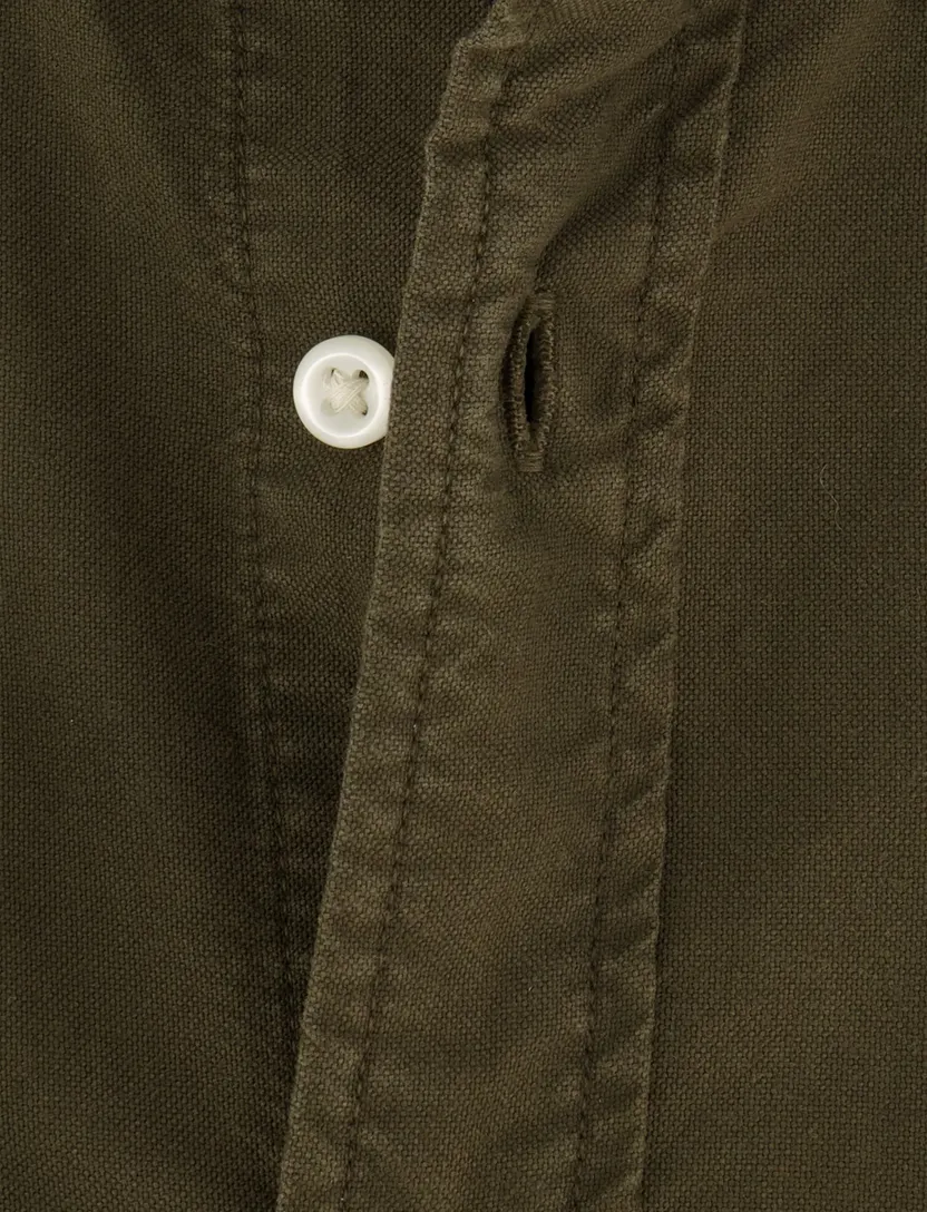Overhemd Polo Ralph Lauren Custom Fit groen rib