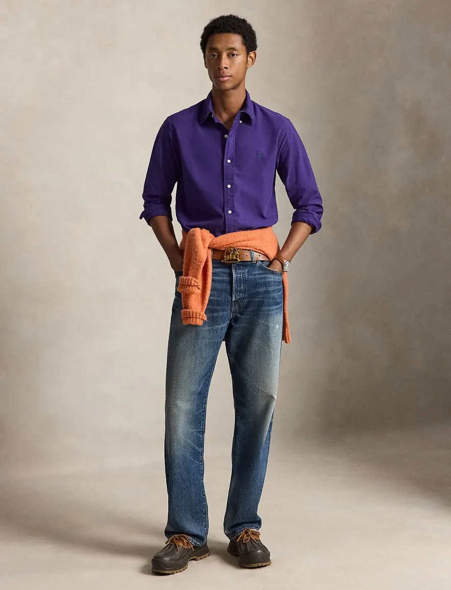 Overhemd Polo Ralph Lauren paars paars