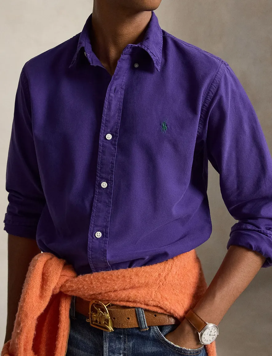 Overhemd Polo Ralph Lauren paars paars