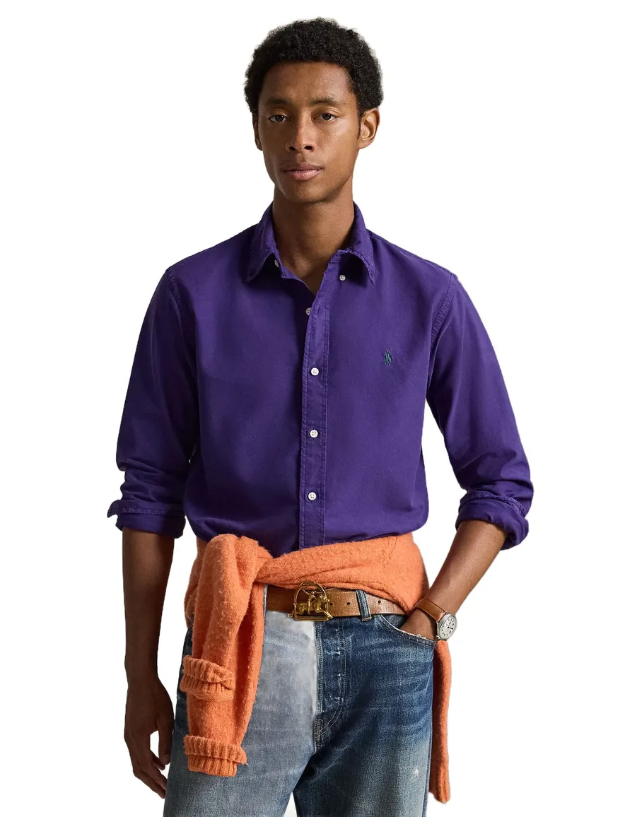 Overhemd Polo Ralph Lauren paars paars