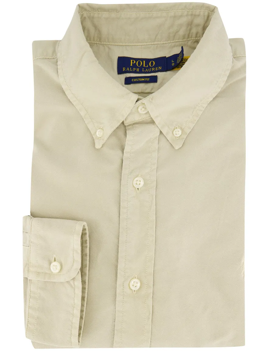 Overhemd Polo Ralph Lauren creme beige