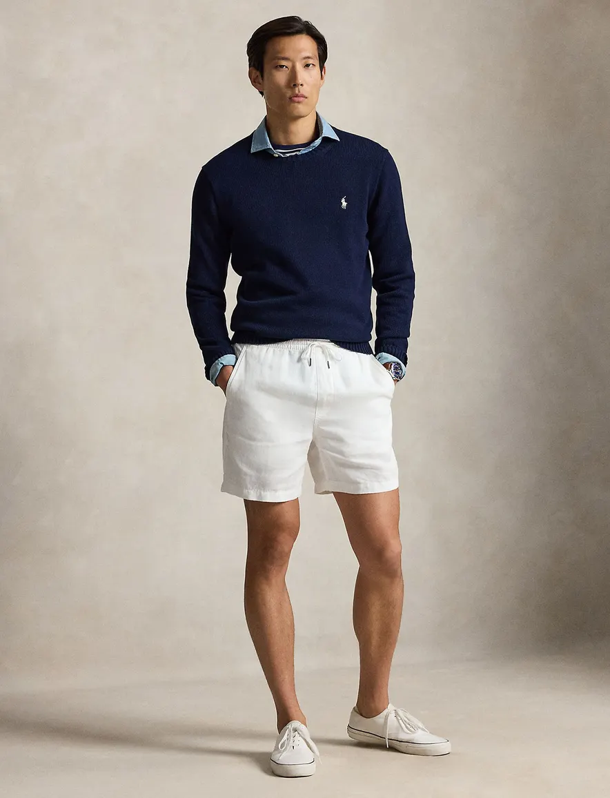 Polo Ralph Lauren trui ronde hals donkerblauw