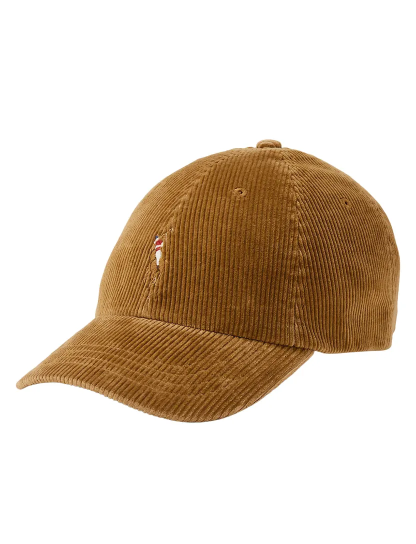 Petten Polo Ralph Lauren bruin corduroy