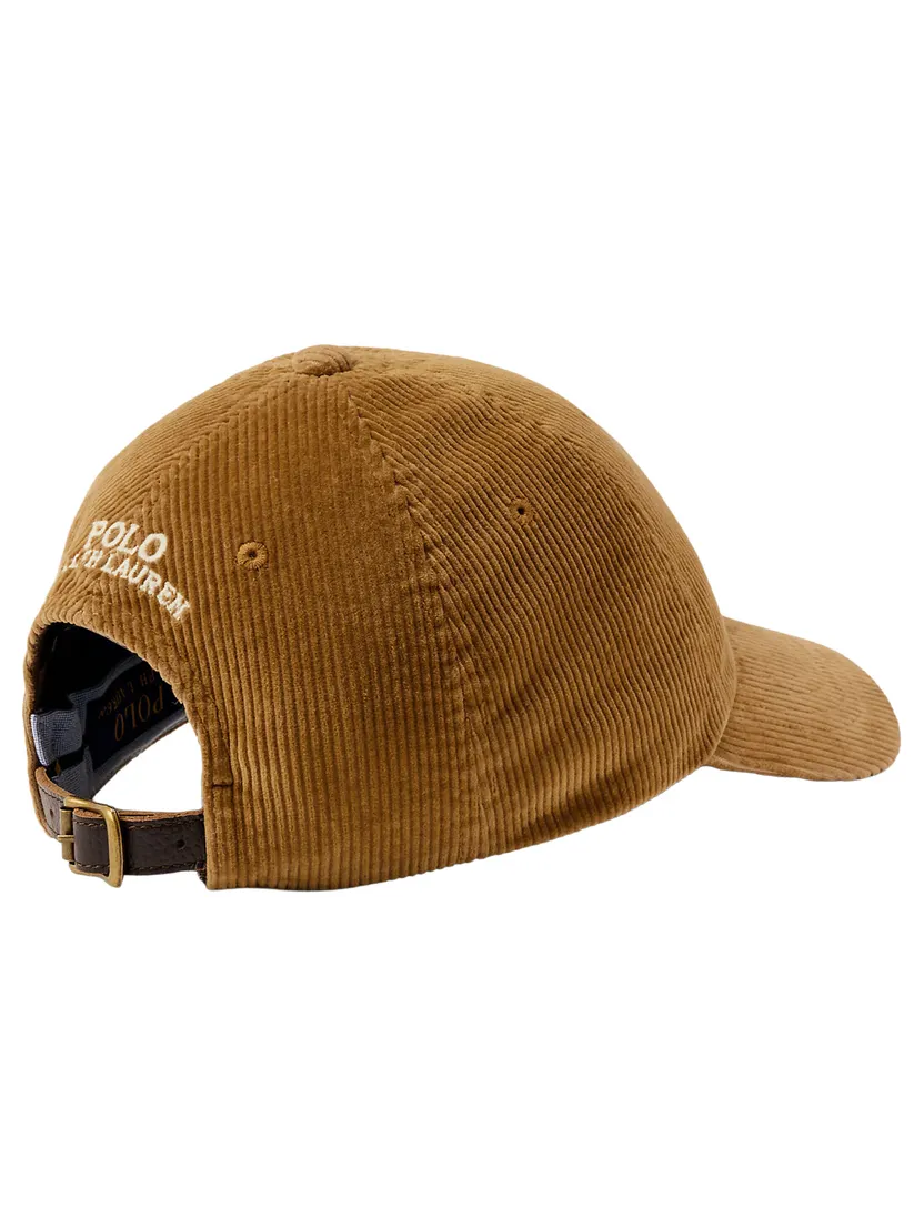 Petten Polo Ralph Lauren bruin corduroy