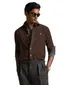 Overhemden Polo Ralph Lauren Custom Fit bruin rib