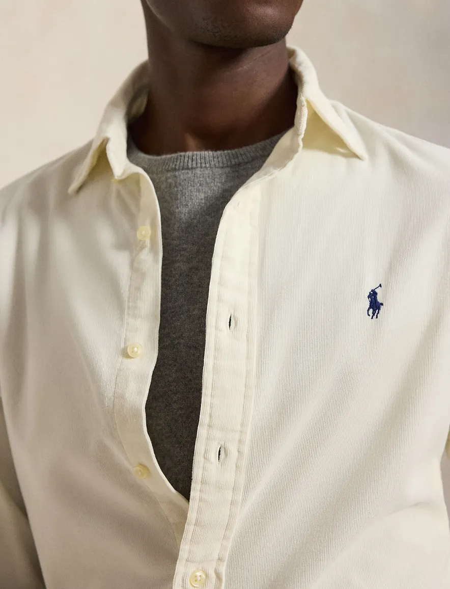 Polo Ralph Lauren Custom Fit overhemden crème