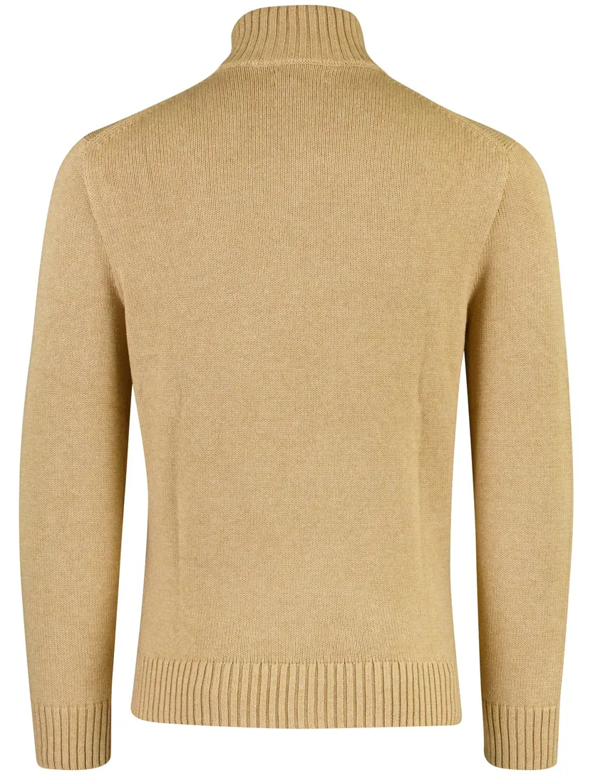 Polo Ralph Lauren truien camel half zip