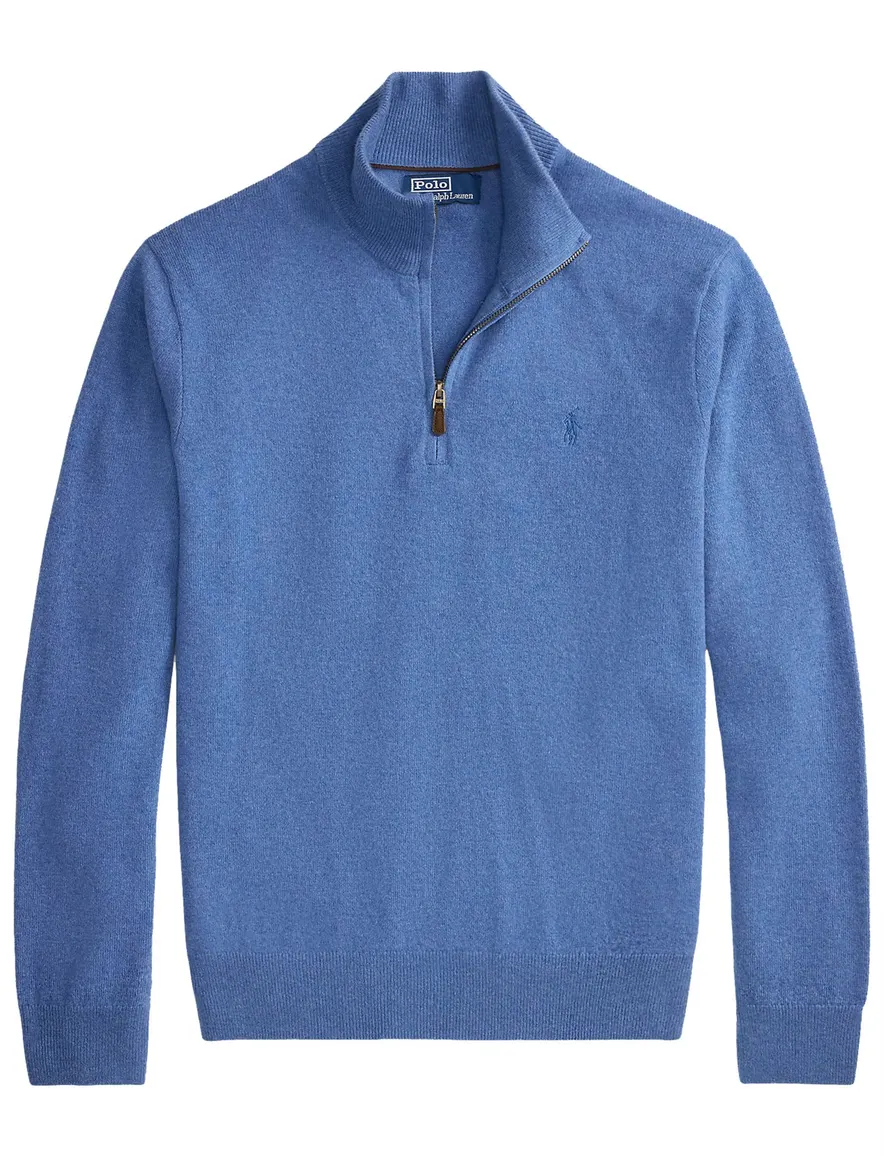 Polo Ralph Lauren Big & Tall half zip trui blauw