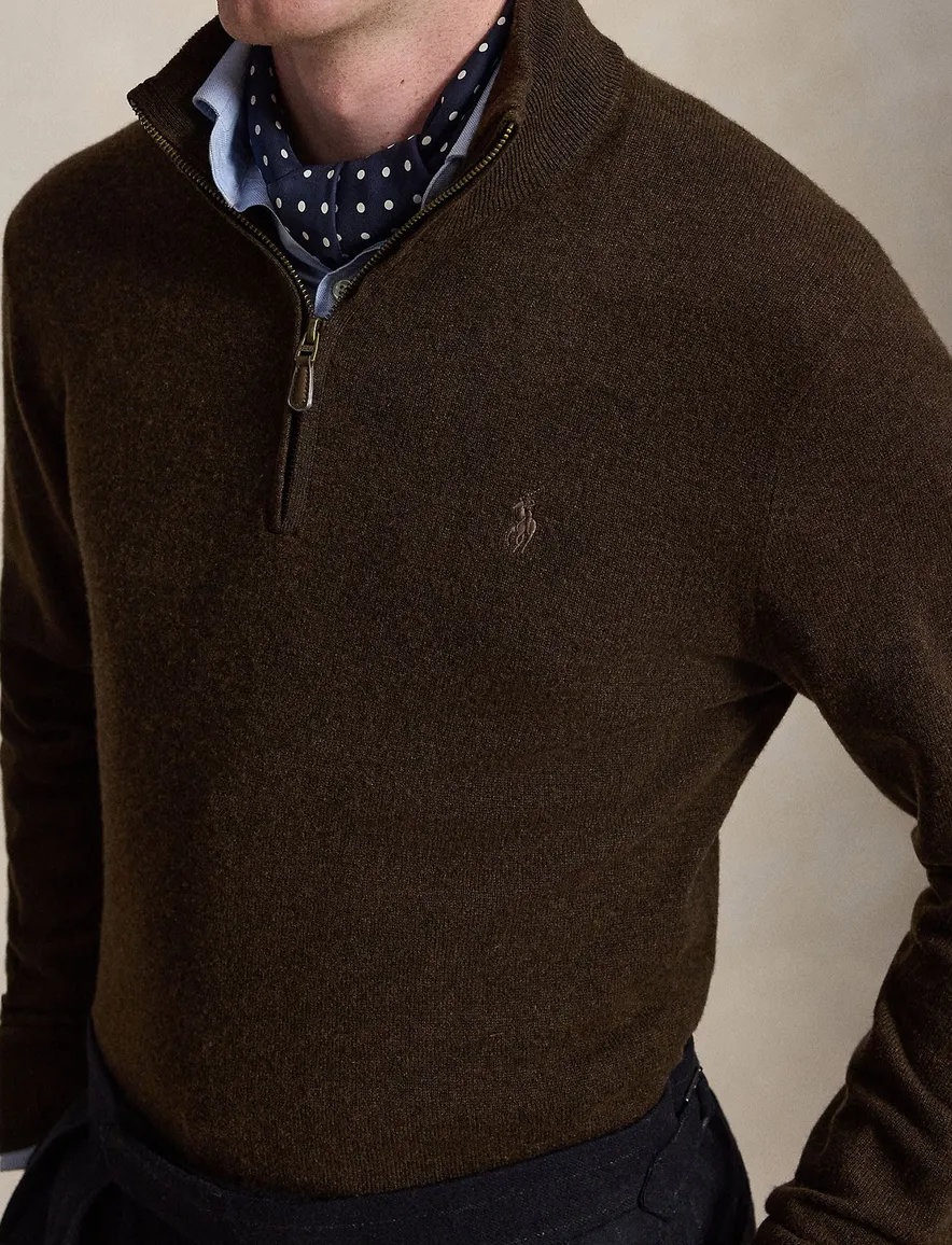 Polo Ralph Lauren half zip bruin