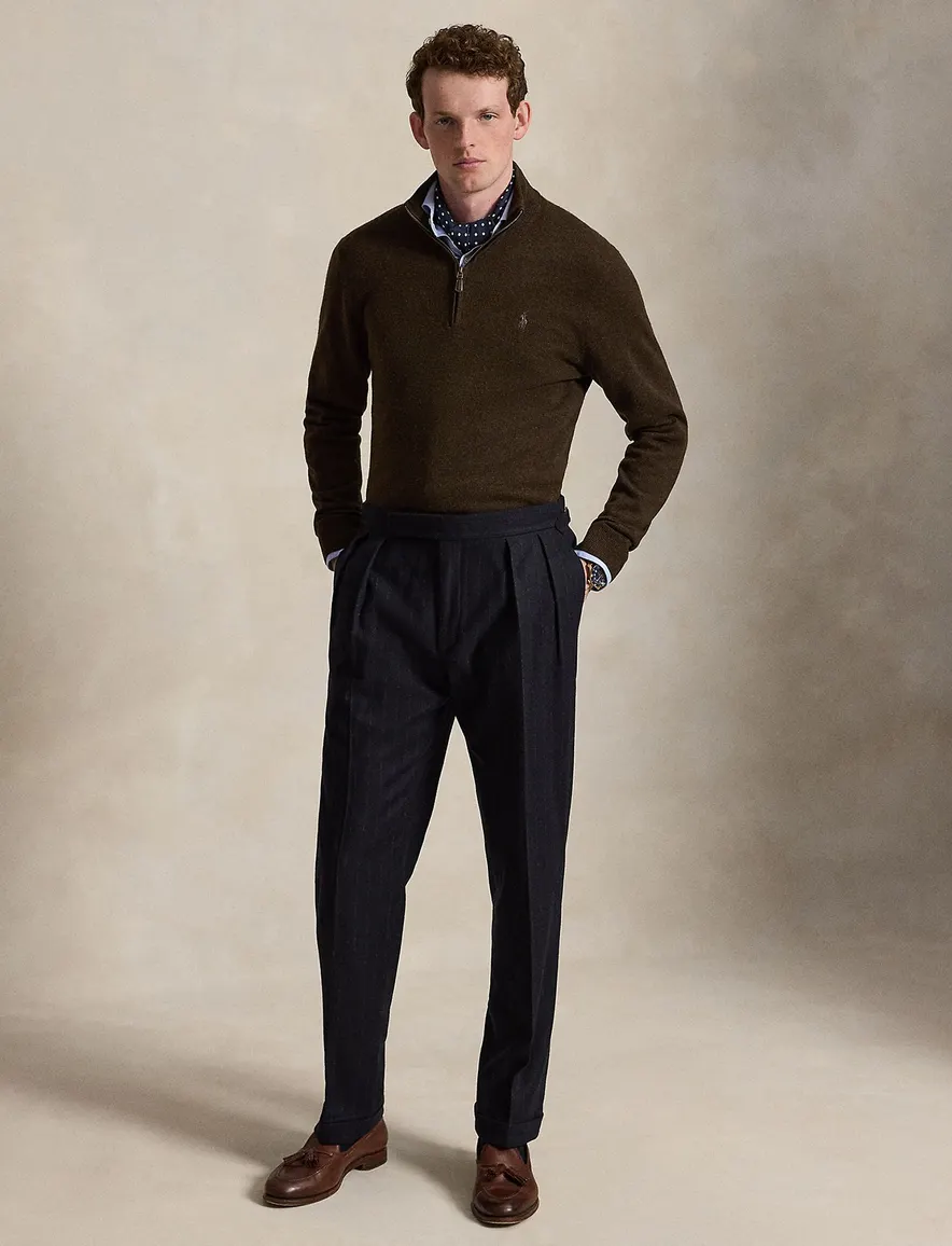 Polo Ralph Lauren half zip bruin