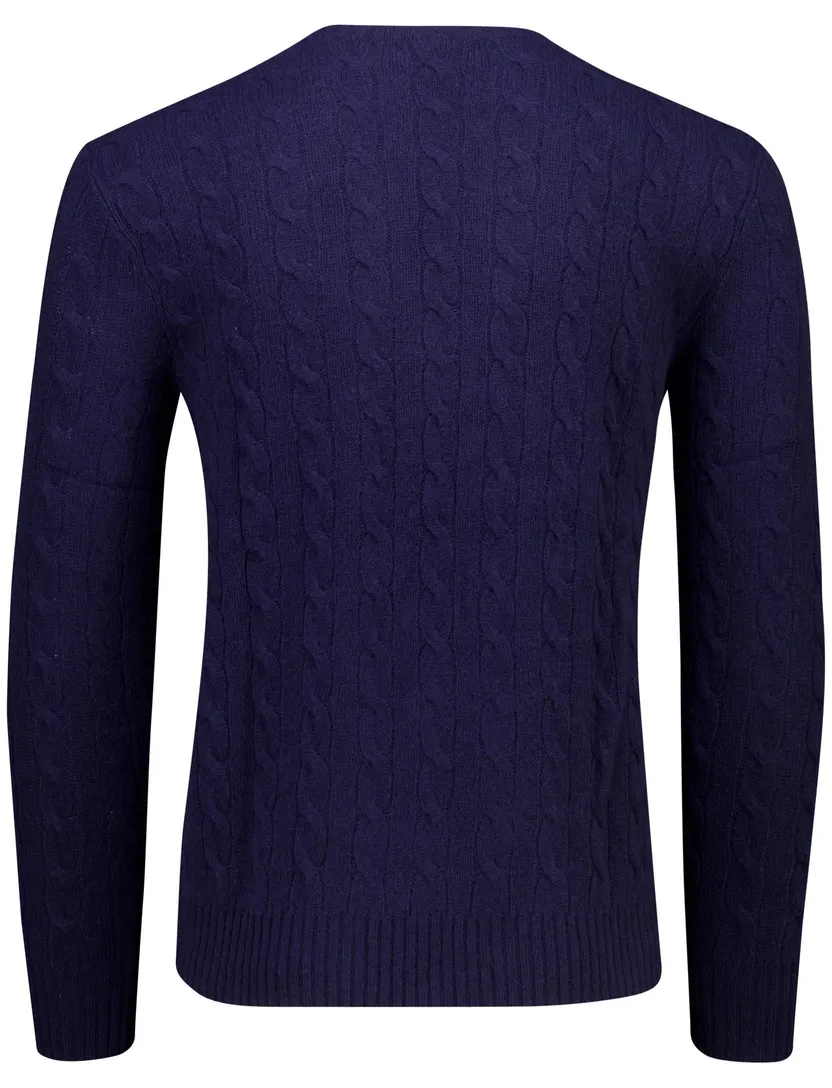 Trui Polo Ralph Lauren donkerblauw wol