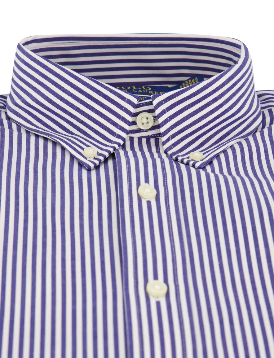 Overhemd Polo Ralph Lauren donkerblauw gestreept
