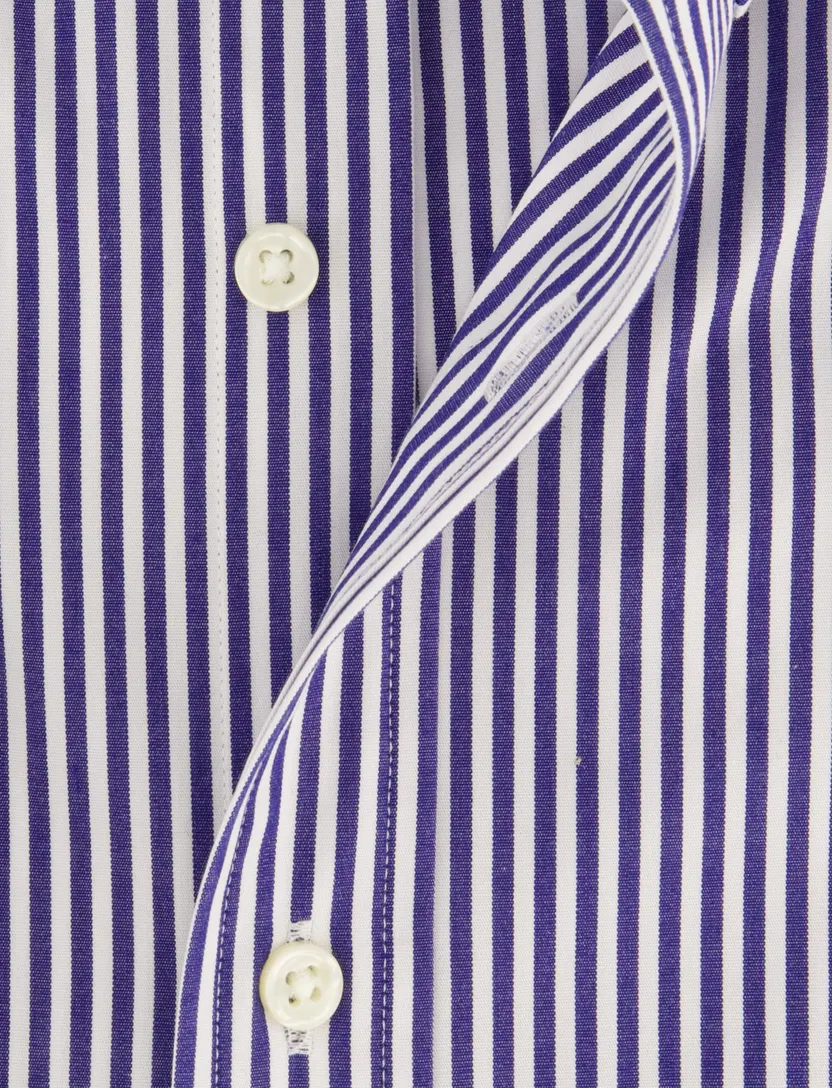 Overhemd Polo Ralph Lauren donkerblauw gestreept
