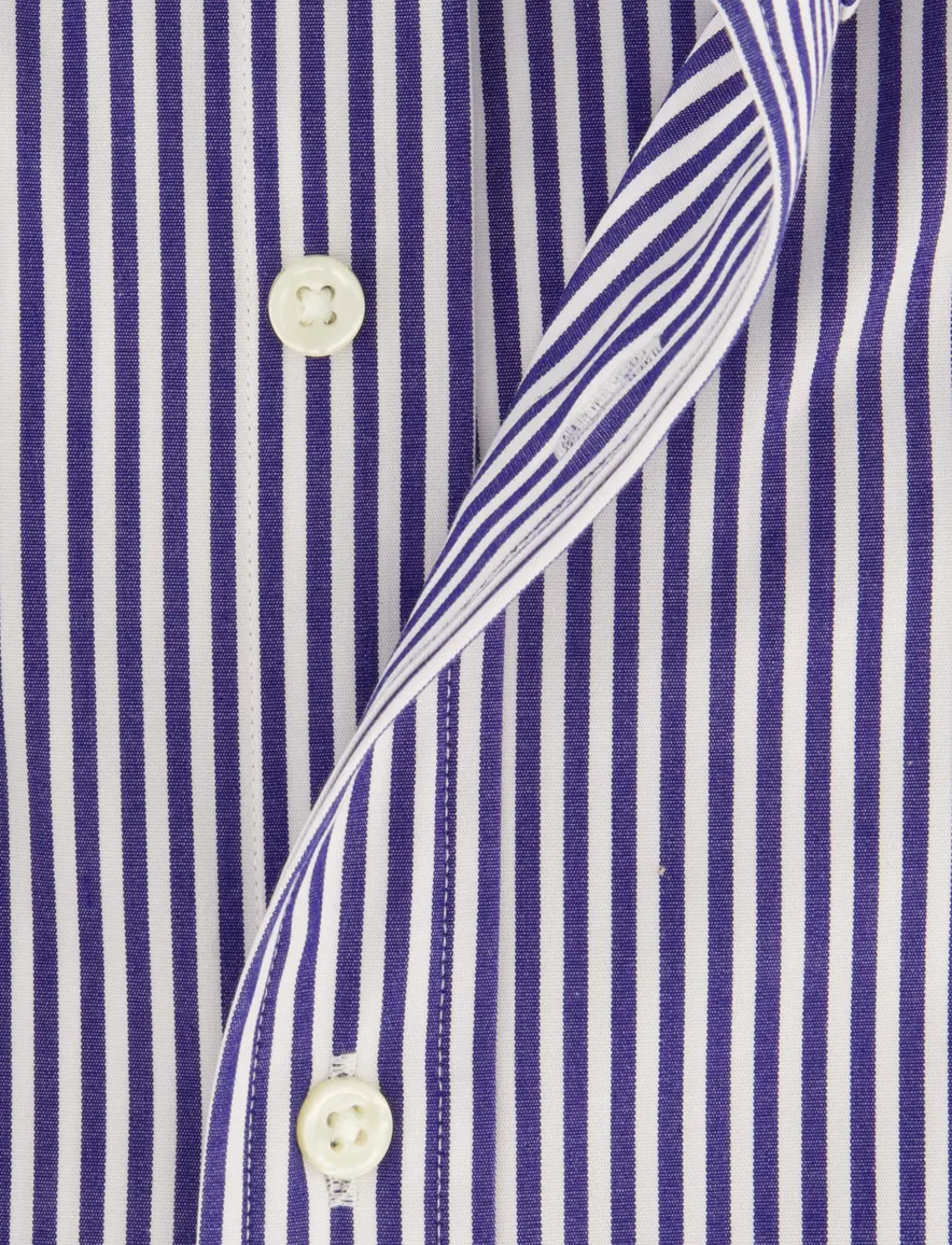 Overhemd Polo Ralph Lauren donkerblauw gestreept