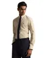Polo Ralph Lauren Custom Fit beige gestreept stretch