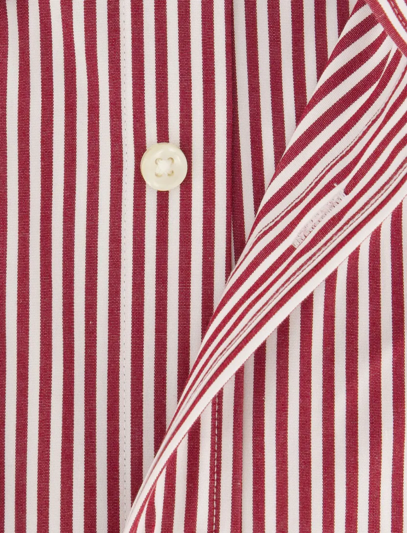 Overhemd Polo Ralph Lauren Custom Fit rood gestreept