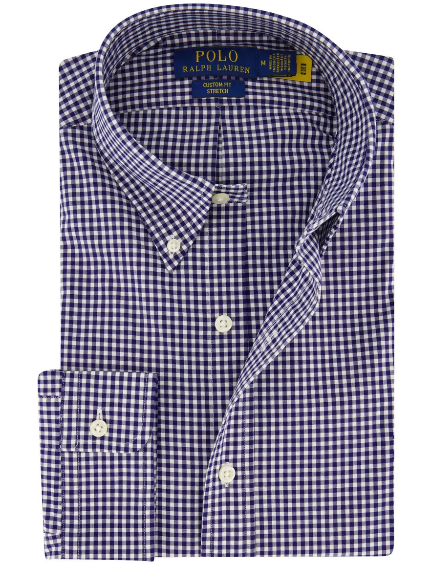 Overhemd Polo Ralph Lauren donkerbl donkerblauw geruit