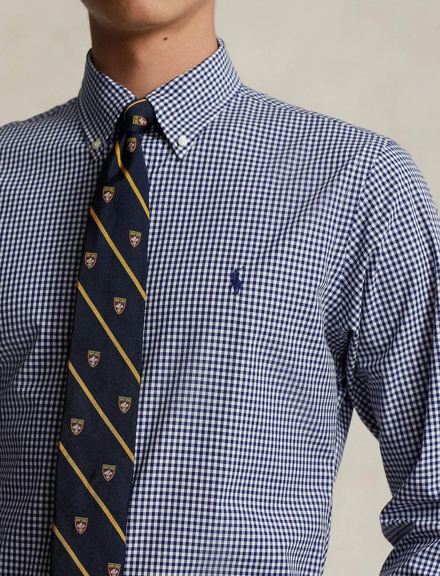 Polo Ralph Lauren Custom Fit overhemd blauw geruit