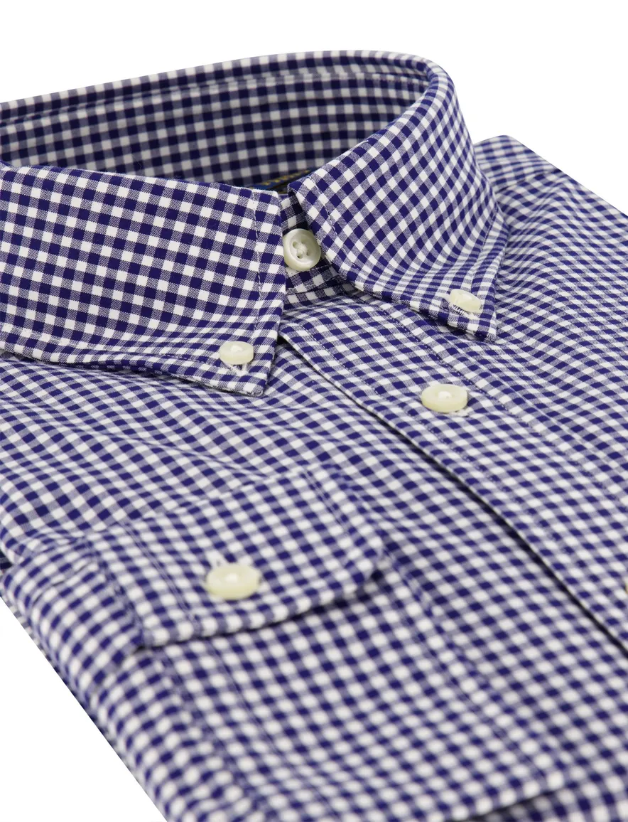 Overhemd Polo Ralph Lauren donkerbl donkerblauw geruit