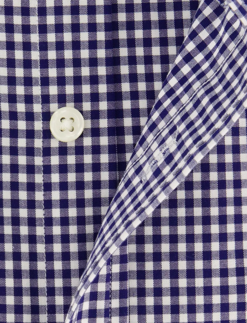 Overhemd Polo Ralph Lauren Custom Fit donkerblauw