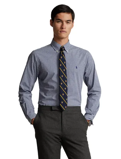Polo Ralph Lauren Polo Ralph Lauren Custom Fit overhemd donkerblauw geruit